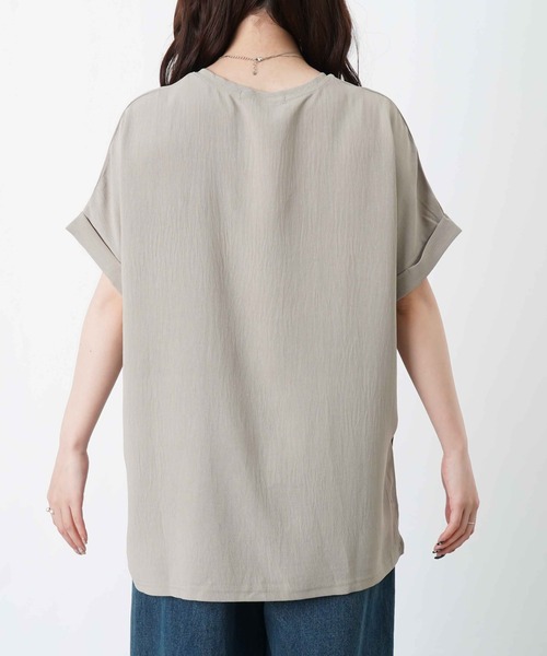 LUCA/LADY LUCK LUCA(ルカ/レディラックルカ)の「LC/LLL メッセージロゴT(Tシャツ/カットソー・レディース・チャコールグレー/グレー/オフホワイト・FREE)」の20枚目の写真