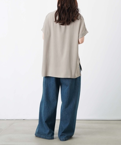 LUCA/LADY LUCK LUCA(ルカ/レディラックルカ)の「LC/LLL メッセージロゴT(Tシャツ/カットソー・レディース・チャコールグレー/グレー/オフホワイト・FREE)」の5枚目の写真