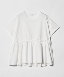 A DAY IN THE LIFE UNITED ARROWS | プレーティング ペプラムカットソー <A DAY IN THE LIFE>(Tシャツ/カットソー)