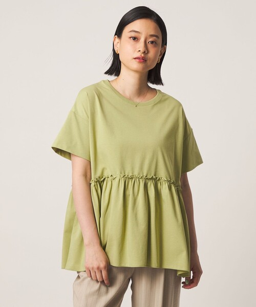 プレーティング ペプラムカットソー ＜A DAY IN THE LIFE＞（Tシャツ
