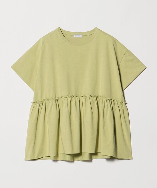 A DAY IN THE LIFE UNITED ARROWS(アデイインザライフユナイテッドアローズ)の「プレーティング ペプラムカットソー <A DAY IN THE LIFE>(Tシャツ/カットソー・レディース・ダークグレー/オフホワイト/ライム/その他1・FREE)」の12枚目の写真