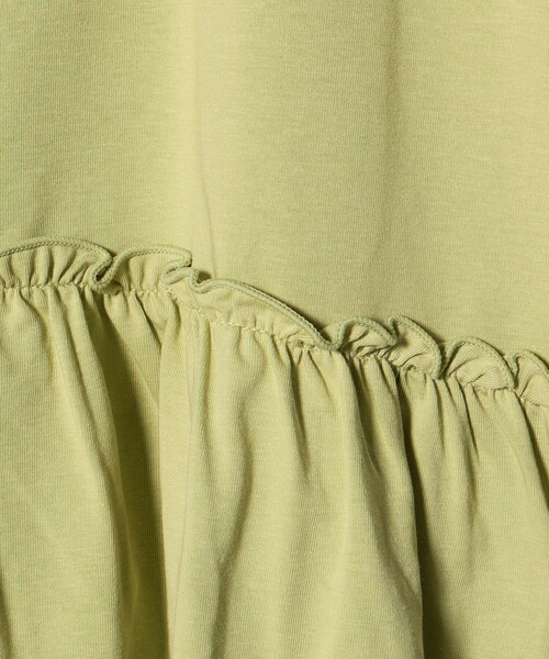 A DAY IN THE LIFE UNITED ARROWS(アデイインザライフユナイテッドアローズ)の「プレーティング ペプラムカットソー <A DAY IN THE LIFE>(Tシャツ/カットソー・レディース・ダークグレー/オフホワイト/ライム/その他1・FREE)」の14枚目の写真