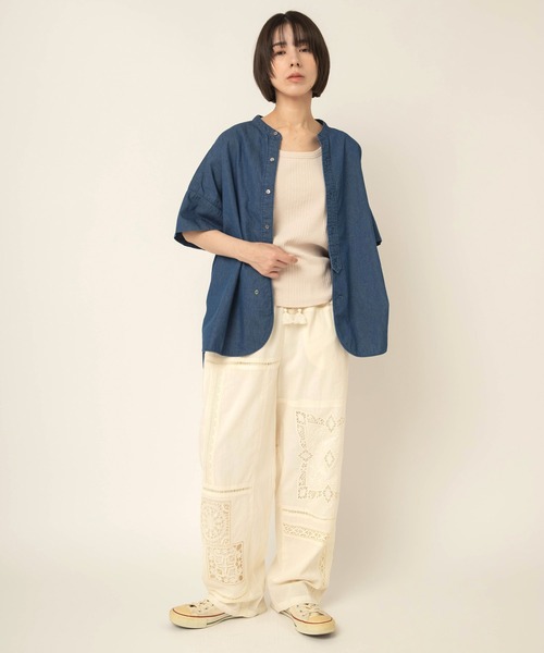 RNA-N(アールエヌエーエヌ)の「R4475 レースパッチワークパンツ(その他パンツ・レディース・キナリ/ブラック・FREE)」の10枚目の写真
