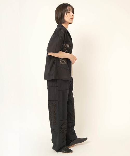 RNA-N(アールエヌエーエヌ)の「R4475 レースパッチワークパンツ(その他パンツ・レディース・キナリ/ブラック・FREE)」の15枚目の写真