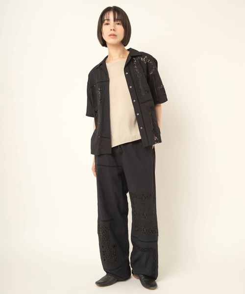 RNA-N(アールエヌエーエヌ)の「R4475 レースパッチワークパンツ(その他パンツ・レディース・キナリ/ブラック・FREE)」の16枚目の写真