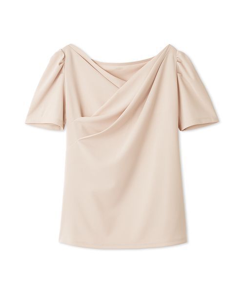 CELFORD（セルフォード）の「【洗える】アシンメトリーカットトップス（Tシャツ/カットソー・レディース・オフホワイト/ピンクベージュ/ネイビー・F）」の3枚目の写真