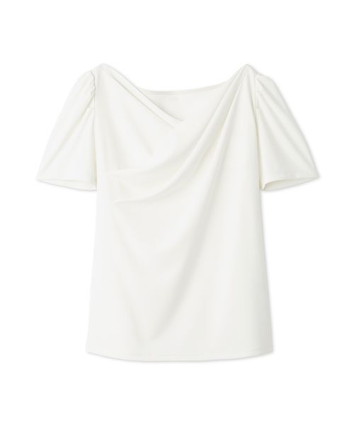 CELFORD（セルフォード）の「【洗える】アシンメトリーカットトップス（Tシャツ/カットソー・レディース・オフホワイト/ピンクベージュ/ネイビー・F）」の13枚目の写真