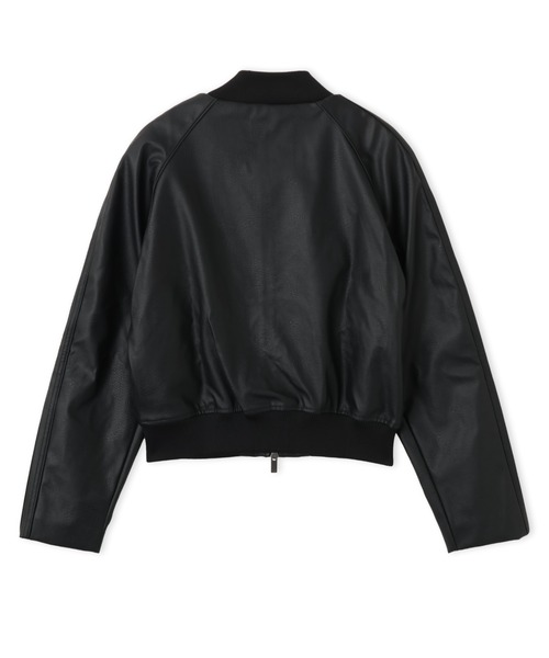 adidas（アディダス）の「adidas PLEATHER SST TRACKTOP / アディダス プレザー SST トラックトップ（ブルゾン・レディース・ブラック・S/M/L）」の8枚目の写真
