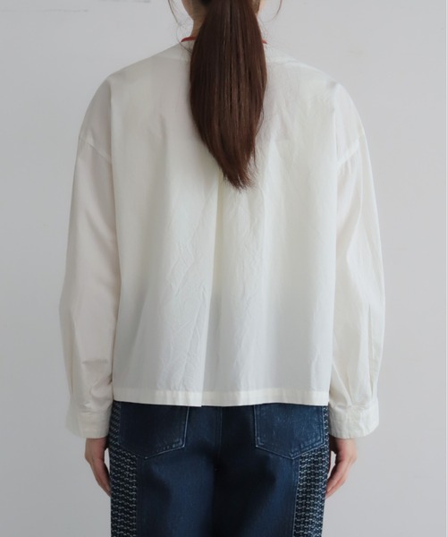 NOMBRE IMPAIR(ノンブルアンペール)の「インドコットン 金糸刺繍V開きブラウス(シャツ/ブラウス・レディース・ホワイト・FREE)」の20枚目の写真
