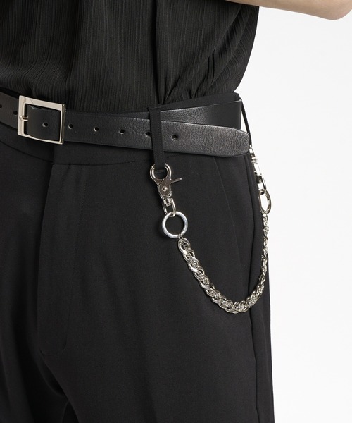 NO ID.(ノーアイディ)の「【NO ID.】Double Chain Wallet Chain / ダブル チェーン ウォレット チェーン(ウォレットチェーン・メンズ・シルバー・ONE SIZE)」の5枚目の写真