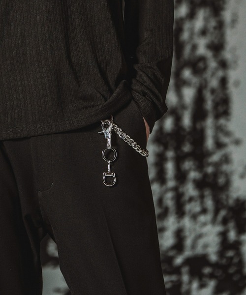 NO ID.(ノーアイディ)の「【NO ID.】Double Chain Wallet Chain / ダブル チェーン ウォレット チェーン(ウォレットチェーン・メンズ・シルバー・ONE SIZE)」の21枚目の写真