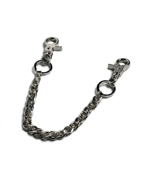 NO ID.(ノーアイディ)の「【NO ID.】Double Chain Wallet Chain / ダブル チェーン ウォレット チェーン(ウォレットチェーン・メンズ・シルバー・ONE SIZE)」の8枚目の写真