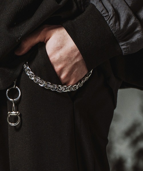 NO ID.(ノーアイディ)の「【NO ID.】Double Chain Wallet Chain / ダブル チェーン ウォレット チェーン(ウォレットチェーン・メンズ・シルバー・ONE SIZE)」の7枚目の写真