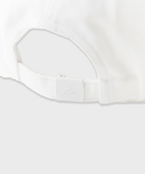 LACOSTE（ラコステ）の「LACOSTE/ 6パネルキャップ / 9A6227-W8L，9A6227-UGW 夏服（キャップ・キッズ・ホワイト・FREE）」の3枚目の写真