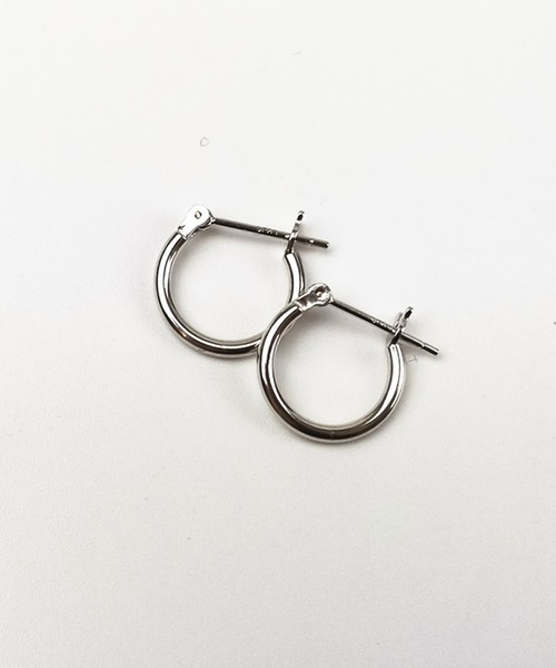 SBG(エスビー)の「SBG フープピアス silver925 両耳(ピアス(両耳用)・メンズ・ゴールド/シルバー・#16/#14)」の7枚目の写真