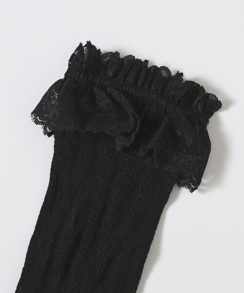 FREAK'S STORE(フリークスストア)の「レースソックス/シアーソックス(ソックス/靴下・レディース・ブラック/ホワイト・ONE SIZE)」の8枚目の写真