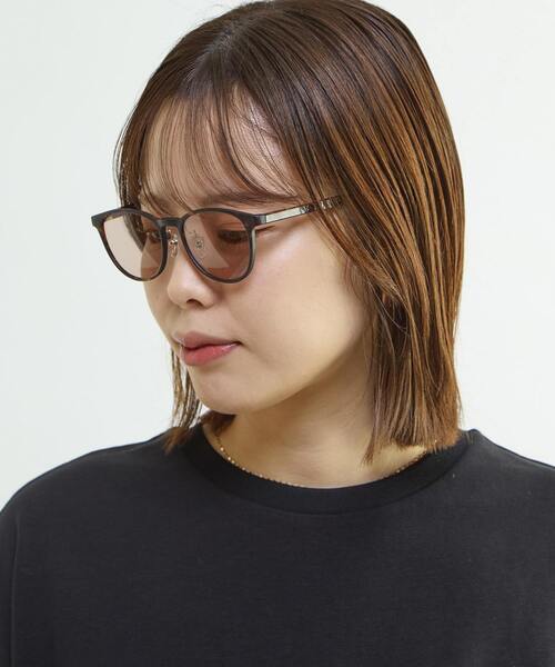 CONVERSE TOKYO(コンバーストウキョウ)の「URBAN BOSTON SUNGLASSES(サングラス・レディース・ブラック/ブラウン・FREE)」の5枚目の写真