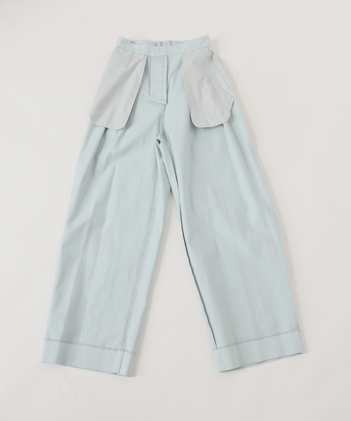 Spick & Span(スピックアンドスパン)の「Higuchi*S 2タックツイルパンツ(チノパンツ・レディース・ベージュ系その他/スカイブルー・38/36)」の15枚目の写真