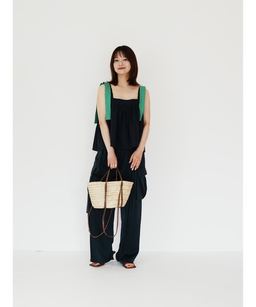 Katrin TOKYO（カトリーントーキョー）の「satin cargo slacks（カーゴパンツ・レディース・ピンク系/ネイビー・S/M/XS-Short/XS-Regular）」の21枚目の写真