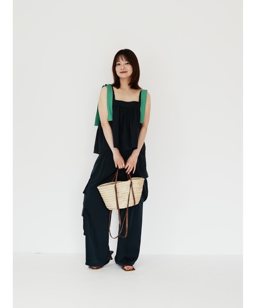 Katrin TOKYO（カトリーントーキョー）の「satin cargo slacks（カーゴパンツ・レディース・ピンク系/ネイビー・S/M/XS-Short/XS-Regular）」の22枚目の写真