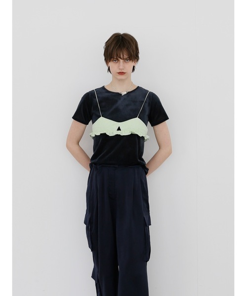 Katrin TOKYO（カトリーントーキョー）の「satin cargo slacks（カーゴパンツ・レディース・ピンク系/ネイビー・S/M/XS-Short/XS-Regular）」の17枚目の写真