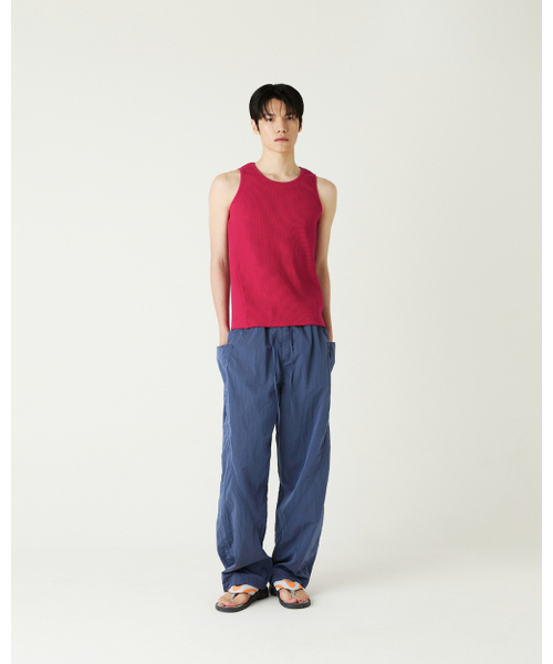 THEENDQUESTION(ジエンドクエスチョン)の「Puckering nylon pants / BLUE(その他パンツ・レディース・その他・1/2)」の5枚目の写真