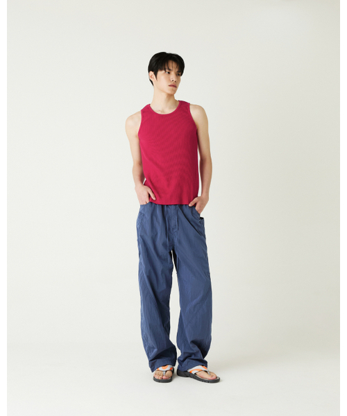 THEENDQUESTION(ジエンドクエスチョン)の「Puckering nylon pants / BLUE(その他パンツ・レディース・その他・1/2)」の6枚目の写真
