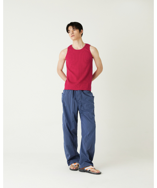 THEENDQUESTION(ジエンドクエスチョン)の「Puckering nylon pants / BLUE(その他パンツ・レディース・その他・1/2)」の8枚目の写真