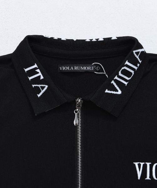 VIOLA(ヴィオラ)の「『VIOLA rumore/ヴィオラ ルモーレ』 PRINT ZIPポロシャツ(シャツ/ブラウス・メンズ・ブラック/レッド/ホワイト・L/XL/M)」の11枚目の写真