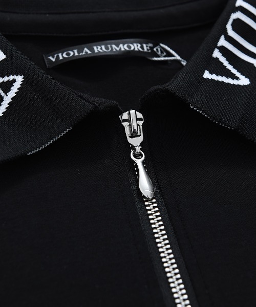 VIOLA(ヴィオラ)の「『VIOLA rumore/ヴィオラ ルモーレ』 PRINT ZIPポロシャツ(シャツ/ブラウス・メンズ・ブラック/レッド/ホワイト・L/XL/M)」の7枚目の写真