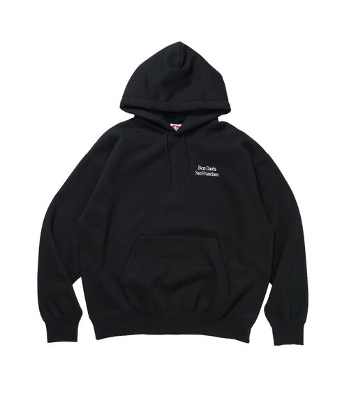 BEN DAVIS(ベンデイビス)の「【BEN DAVIS(ベンデイビス)】BD SWEAT HOODIE / スウェットパーカー プルオーバー フーディ ワンポイント刺繍 裏起毛 ユニセックス(パーカー・メンズ・グレー/ピンク/ブラウン/ブラック/ネイビー・LARGE/X-LARGE/MEDIUM)」の2枚目の写真