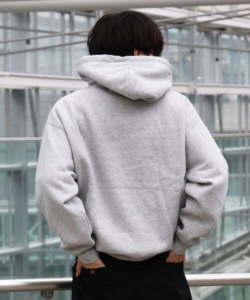 BEN DAVIS(ベンデイビス)の「【BEN DAVIS(ベンデイビス)】BD SWEAT HOODIE / スウェットパーカー プルオーバー フーディ ワンポイント刺繍 裏起毛 ユニセックス(パーカー・メンズ・グレー/ピンク/ブラウン/ブラック/ネイビー・LARGE/X-LARGE/MEDIUM)」の8枚目の写真