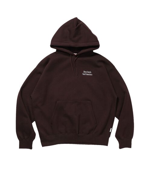 BEN DAVIS(ベンデイビス)の「【BEN DAVIS(ベンデイビス)】BD SWEAT HOODIE / スウェットパーカー プルオーバー フーディ ワンポイント刺繍 裏起毛 ユニセックス(パーカー・メンズ・グレー/ピンク/ブラウン/ブラック/ネイビー・LARGE/X-LARGE/MEDIUM)」の22枚目の写真