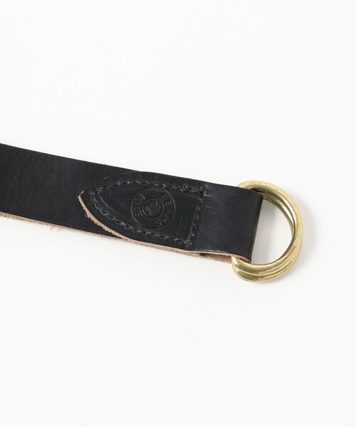 BEAMS PLUS(ビームスプラス)の「Leather Double Ring Belt(ベルト・メンズ・ブラック/ブラウン・ONE SIZE)」の6枚目の写真