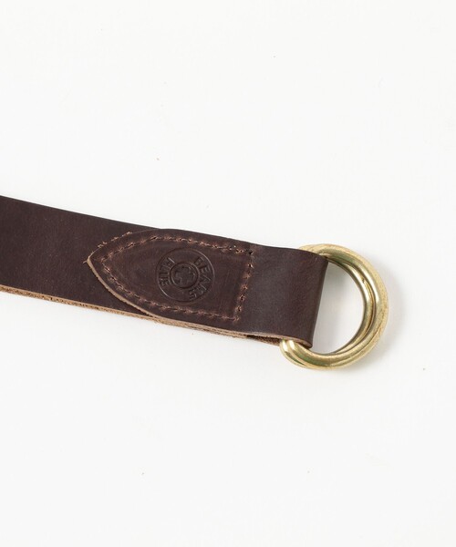 BEAMS PLUS(ビームスプラス)の「Leather Double Ring Belt(ベルト・メンズ・ブラック/ブラウン・ONE SIZE)」の12枚目の写真