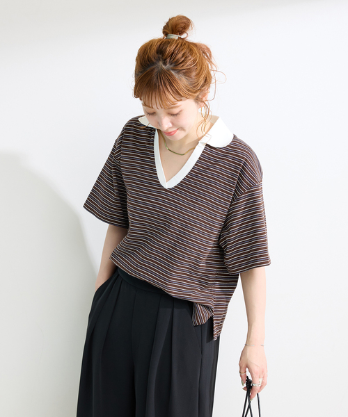 B.C STOCK(ベーセーストック)の「ウォッシャブル / *MAI.M. RUGGER SHIRT(Tシャツ/カットソー・レディース・その他4/その他1/その他15・FREE)」の7枚目の写真