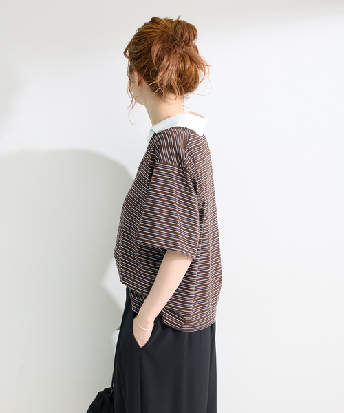 B.C STOCK(ベーセーストック)の「ウォッシャブル / *MAI.M. RUGGER SHIRT(Tシャツ/カットソー・レディース・その他4/その他1/その他15・FREE)」の8枚目の写真