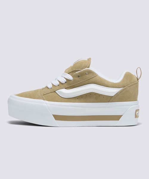 VANS(バンズ)の「ニュースタック / Knu Stack NOSTALGIA CORNSTALK VN000CP6SQ71(スニーカー・メンズ・ベージュ・5/5.5)」の1枚目の写真