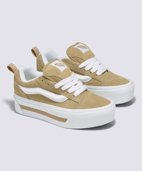 VANS(バンズ)の「ニュースタック / Knu Stack NOSTALGIA CORNSTALK VN000CP6SQ71(スニーカー・メンズ・ベージュ・5/5.5)」の2枚目の写真