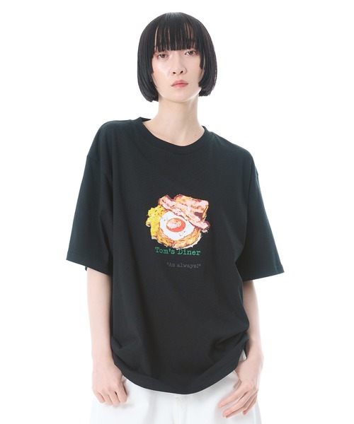 FRUIT OF THE LOOM(フルーツオブザルーム)の「Toms Diner As always Tシャツ(Tシャツ/カットソー・メンズ・ネイビー/ブラック/ホワイト・L/M/XL)」の2枚目の写真