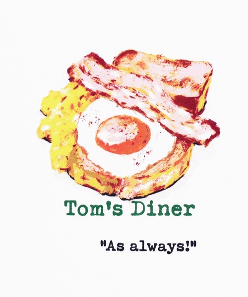 FRUIT OF THE LOOM(フルーツオブザルーム)の「Toms Diner As always Tシャツ(Tシャツ/カットソー・メンズ・ネイビー/ブラック/ホワイト・L/M/XL)」の4枚目の写真