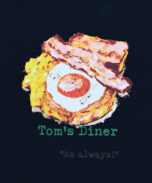 FRUIT OF THE LOOM(フルーツオブザルーム)の「Toms Diner As always Tシャツ(Tシャツ/カットソー・メンズ・ネイビー/ブラック/ホワイト・L/M/XL)」の6枚目の写真