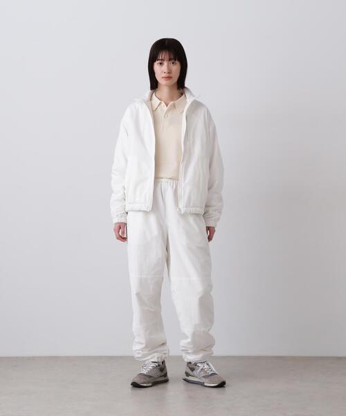 Y(ワイ)の「Y / RECYCLE NYLON MIX TAFFETA / RECYCLE POLYESTER FLEECE TROUSERS(その他パンツ・メンズ・ネイビー/ホワイト・LARGE/MEDIUM/SMALL)」の2枚目の写真