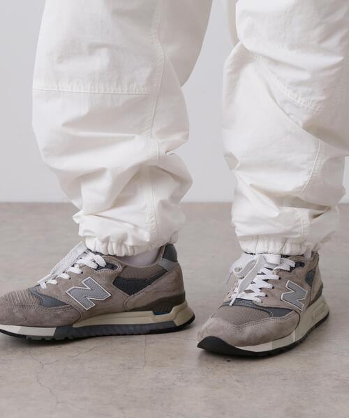 Y(ワイ)の「Y / RECYCLE NYLON MIX TAFFETA / RECYCLE POLYESTER FLEECE TROUSERS(その他パンツ・メンズ・ネイビー/ホワイト・LARGE/MEDIUM/SMALL)」の7枚目の写真