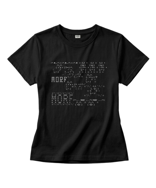 THEMORFHOUSE(ザモーフハウス)の「アスキーキャット スリムフィット 半袖Tシャツ ブラック(Tシャツ/カットソー・レディース・その他・MEDIUM/LARGE)」の3枚目の写真