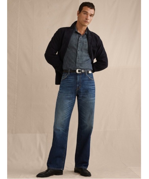 Banana Republic(バナナリパブリック)の「リラックス ストレート ジーンズ(デニムパンツ・メンズ・インディゴブルー・30W 30L/31W 30L/32W 30L/33W 30L/34W 30L)」の1枚目の写真