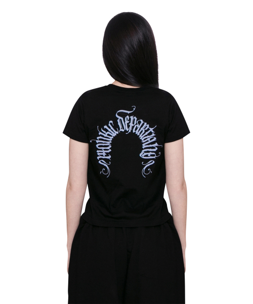 DURTの「PLUS CROP TEE (BLACK)(Tシャツ/カットソー・レディース・その他・OS)」の2枚目の写真