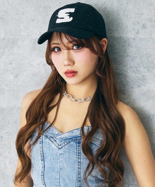 ANAP(アナップ)の「せりなコラボ・オリジナルロゴ CAP(キャップ・レディース・ブラック・F)」の3枚目の写真