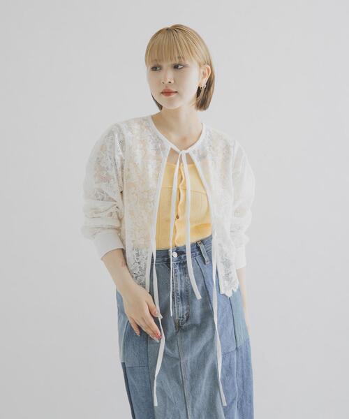 THE GOODLAND MARKET(ザグッドランドマーケット)の「cwtch ORGANIC COTTON 2WAY BLOUSE(シャツ/ブラウス・レディース・ブラック/ホワイト・FREE)」の3枚目の写真