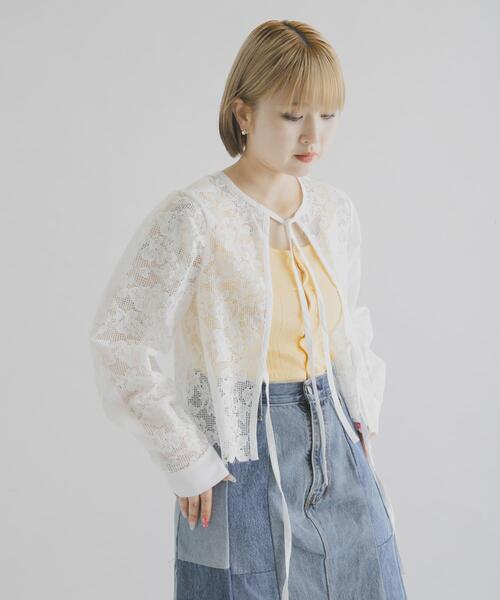 THE GOODLAND MARKET(ザグッドランドマーケット)の「cwtch ORGANIC COTTON 2WAY BLOUSE(シャツ/ブラウス・レディース・ブラック/ホワイト・FREE)」の5枚目の写真